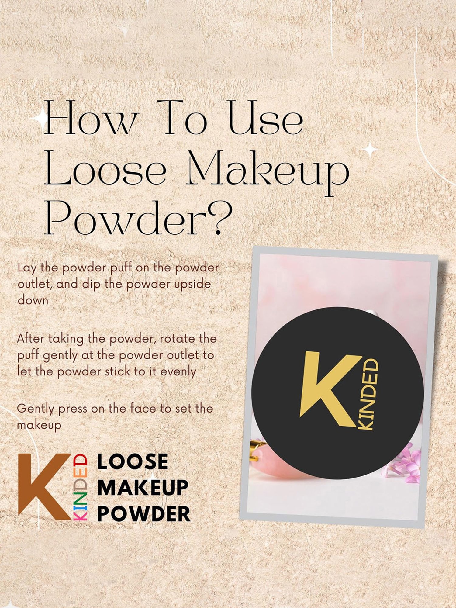 KINDED Setting Loose Powder Natural Nude - 30 gm