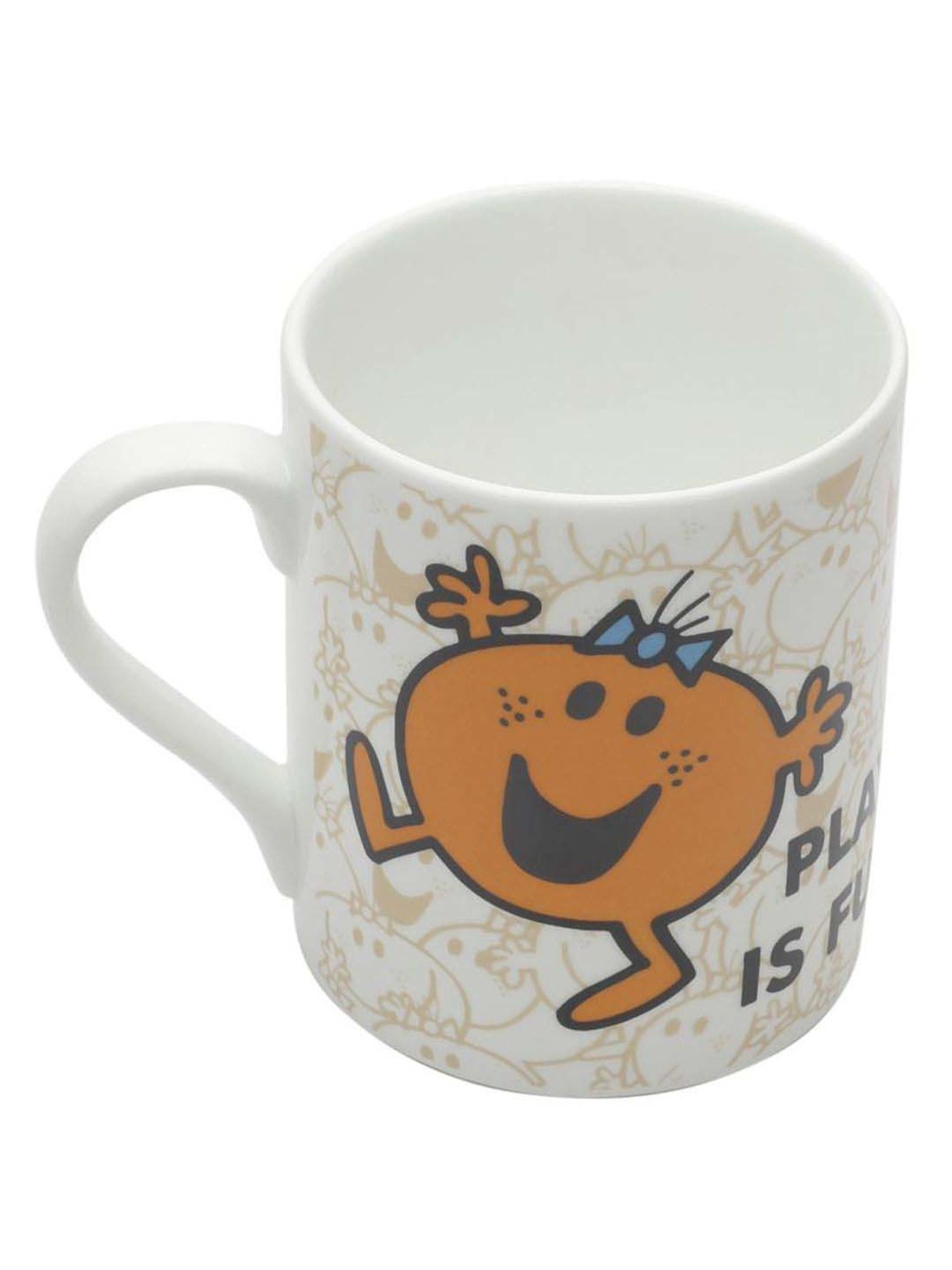 Clay Craft Multicolor Fine Ceramic Abstract Milk Mug 350 ml - 1 Pc