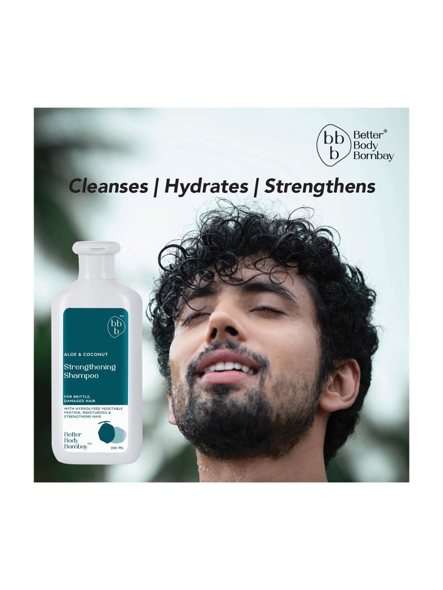 bbb Better Body Bombay Aloe & Coconut Strengthening Shampoo - 300 ml