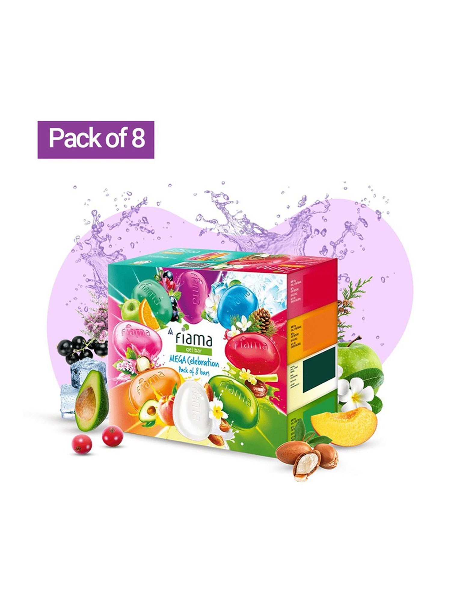 Fiama Mega Celebration Pack Gel Bars - Pack of 8