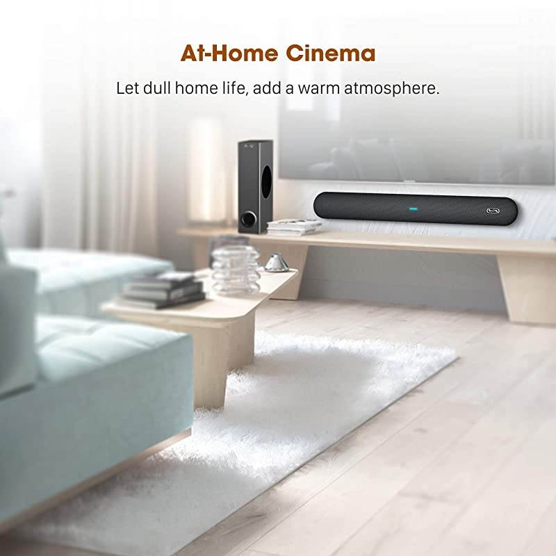 Sound Bar with Wired Subwoofer  28Inch 21 Channel 140 Watts Sound Bar with 65quot Wired Subwoofer Bluetooth 50 Dual Connection Way Bass Adjustable Wall Mountable DSP 2020 New Model