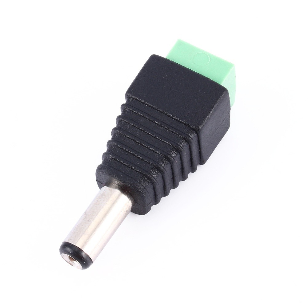 1pcs Male/Female DC Power Jack Connector Adapter Plug 5.5mm*2.1mm For CCTV