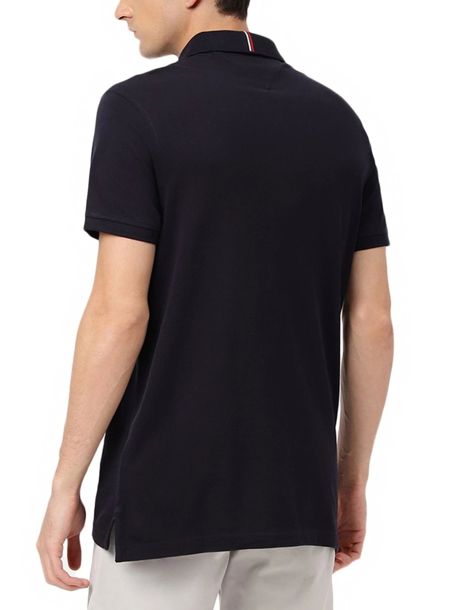 Tommy Hilfiger Desert Sky Cotton Regular Fit Polo T-Shirt