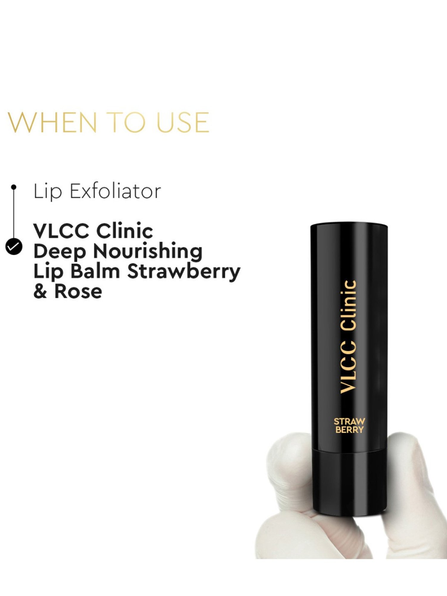 VLCC Clinic Deep Nourishing Lip Balm Strawberry - 4.5 gm
