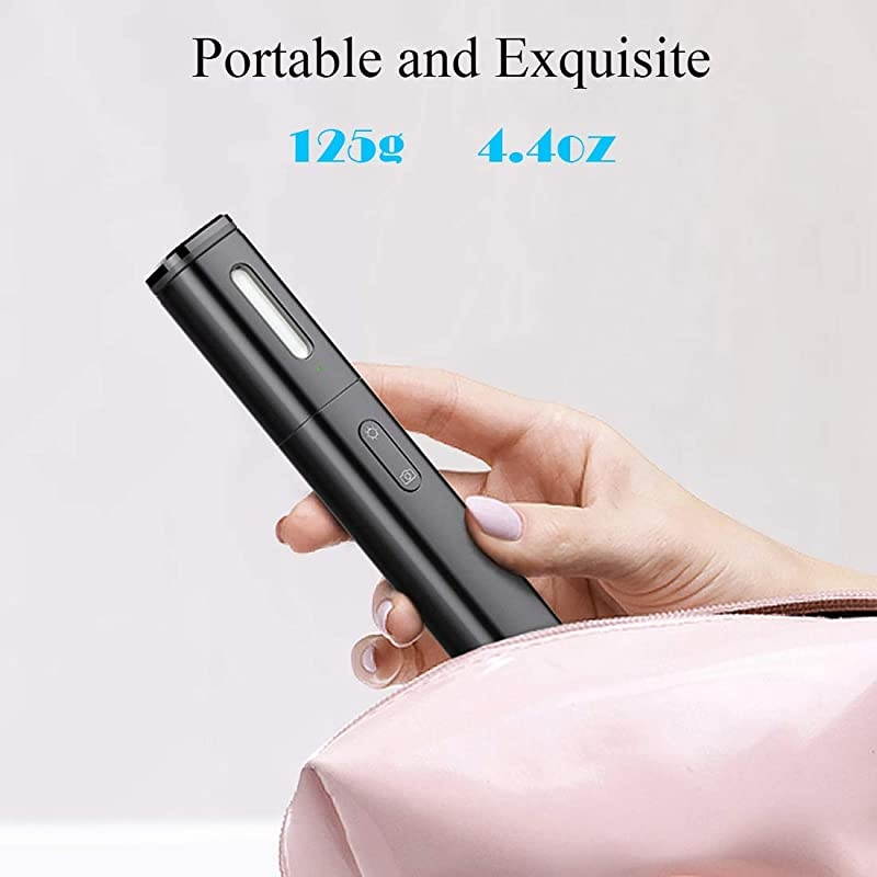 Stick Bluetooth Compact Cell Phone Stick Android Mini Stick with Light Wireless for iPhone 11 Pro Max 6 7 8 Plus Galaxy S8 Plus Note 9 10 and More Black