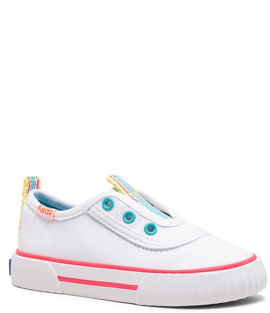 Keds Girls' Topkick Washable Canvas Slip-On Sneakers (Infant)