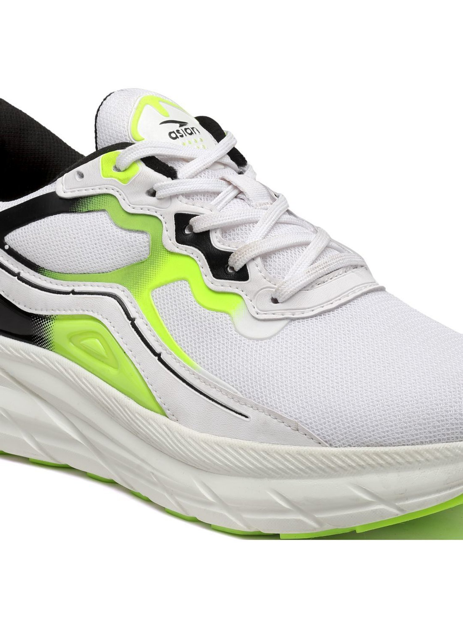 Asian Men's White Running Shoes
