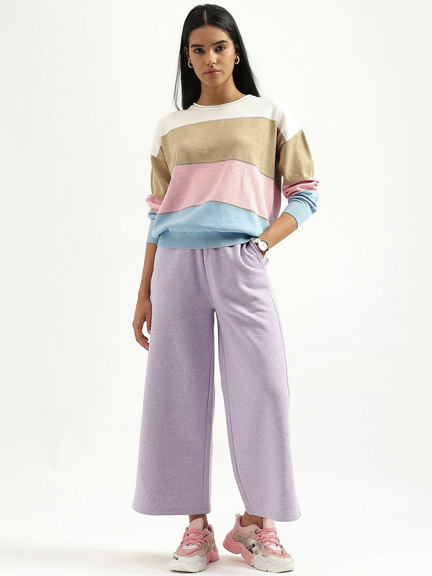 KENDALL + KYLIE Multicolored Printed Hoodie