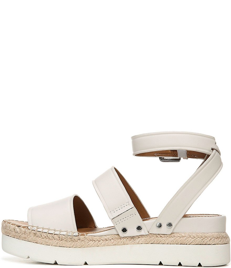 Sarto by Franco Sarto Calvin Leather Espadrille Platform Wedge Sandals