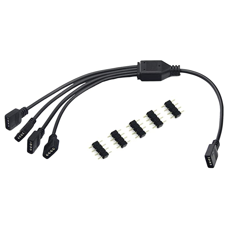 F04-RGB04-50 50cm 1 to 4 RGB Splitter Cable