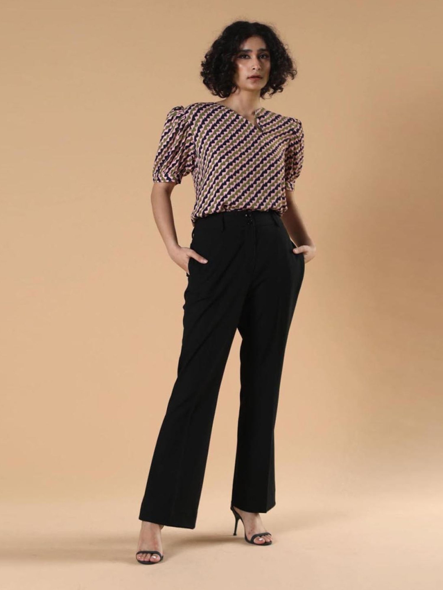 Qua Black The Indra Trousers