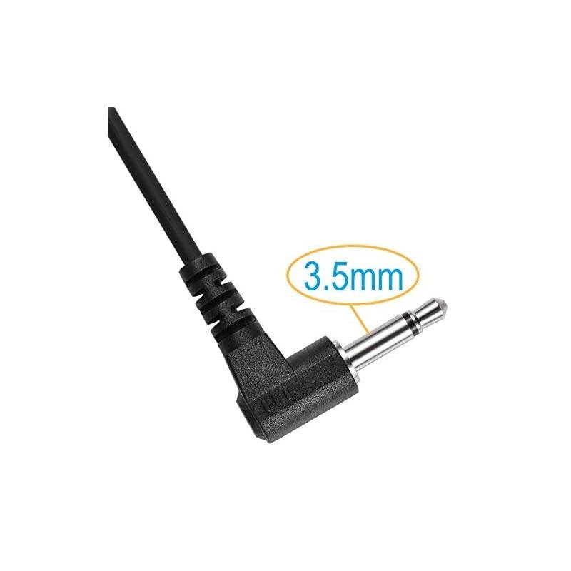 Pack 35mm Listen Only Earpiece Earhook SkinFriendly Rubber Ear Hook Earbud Swivels for Right or Left Ear Fit for Shoulder Mic of CP CLS APX XTS XPR Motorola Baofeng Kenwood Vertex Radios