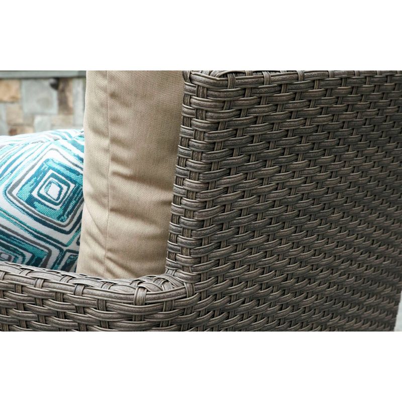 Noble 5pc Sunbrella Sectional Tan - Canopy Home and Garden