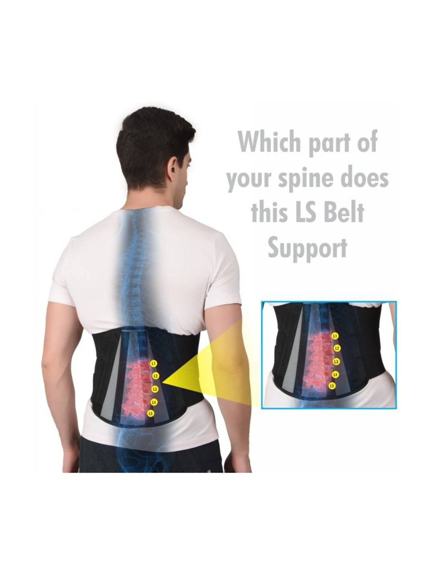 HealthSense YM 602 Yoga Mat (Black & Grey)