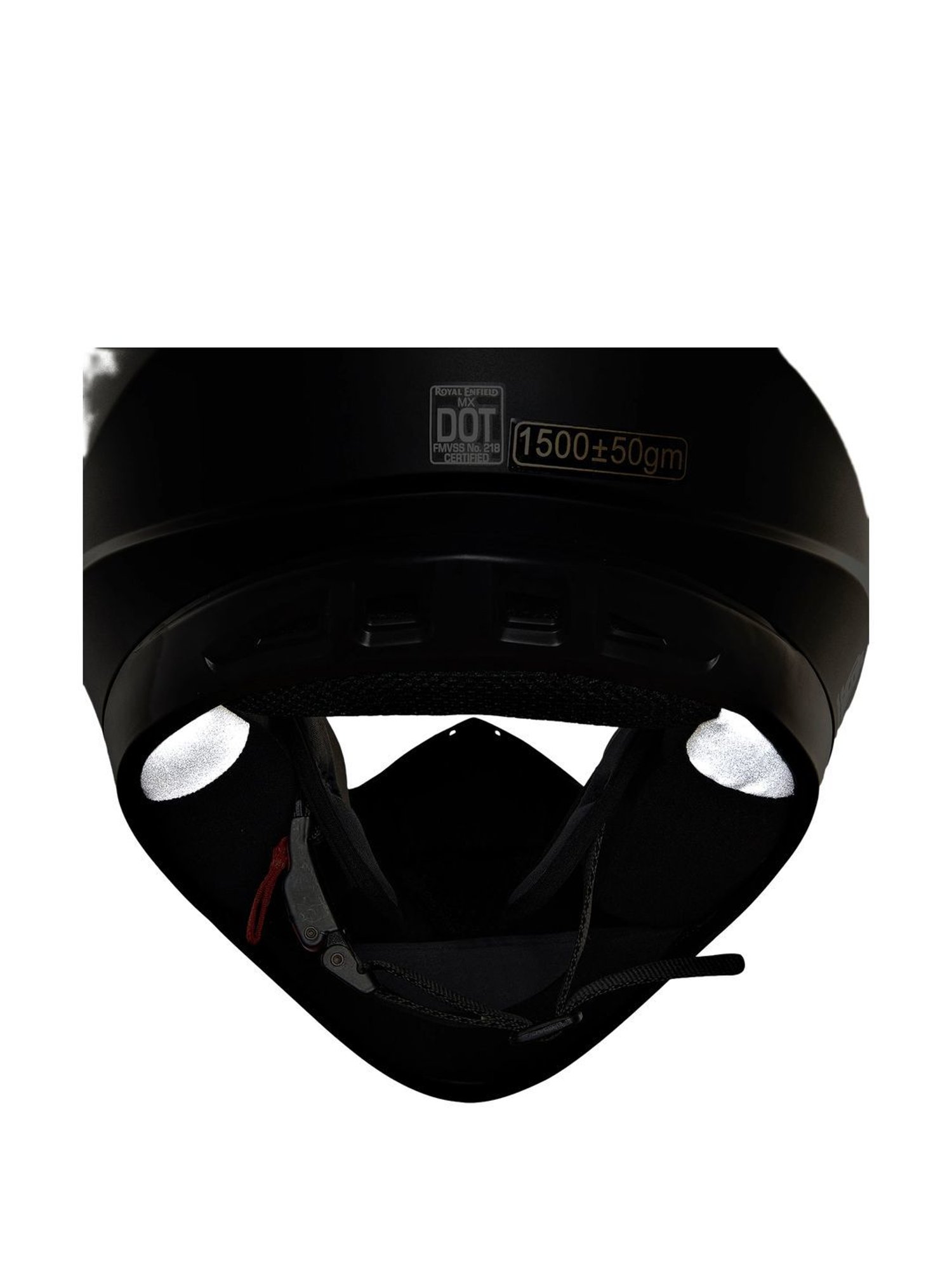 Royal Enfield Black & Red Textured Medium Helmet