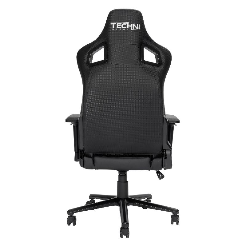 Ergonomic High Back Racer Style PC Gaming Chair Black - Techni Sport