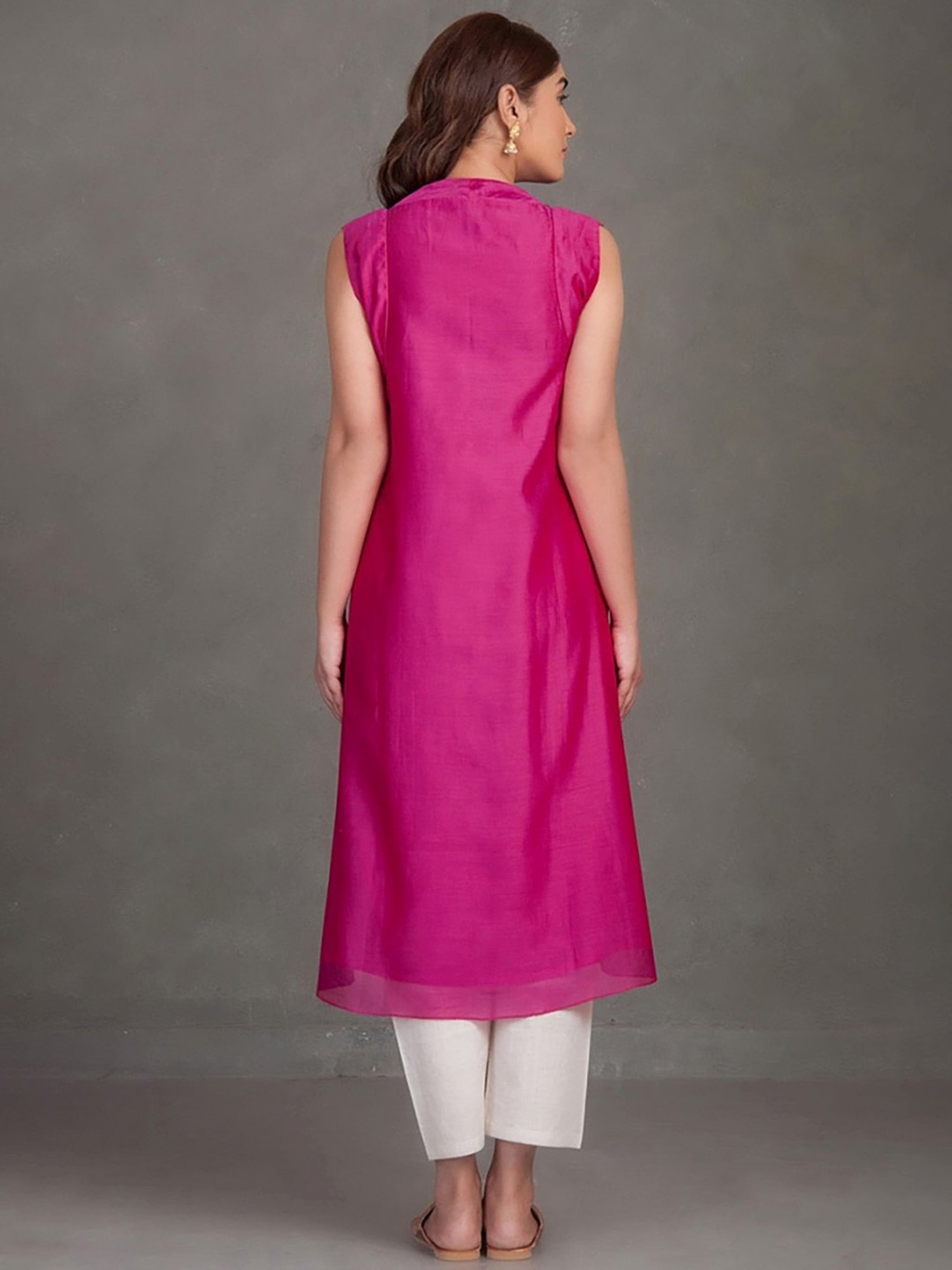 Smriti Gupta Rozanna Fuschia Kurta
