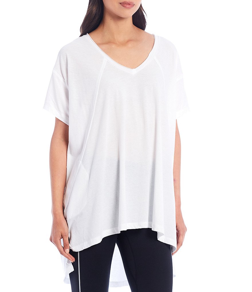 Free People FP Movement City Vibes Oversized Fit Cotton Blend Tee