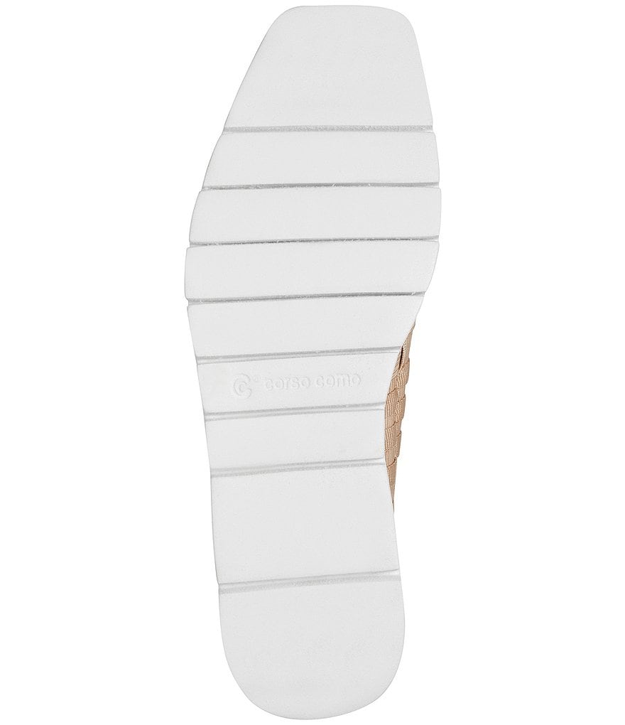 CC Corso Como Illana Woven Elastic Wedge Slip-Ons