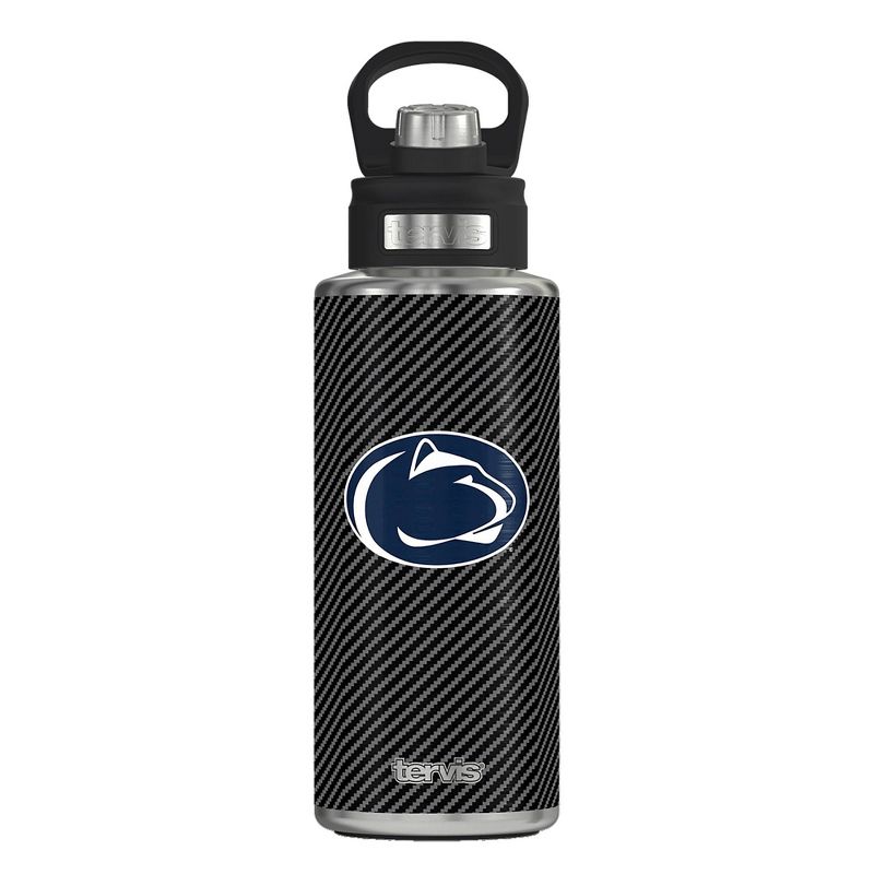 NCAA Penn State Nittany Lions 32oz Carbon Fiber Stainless Steel Water Bottle
