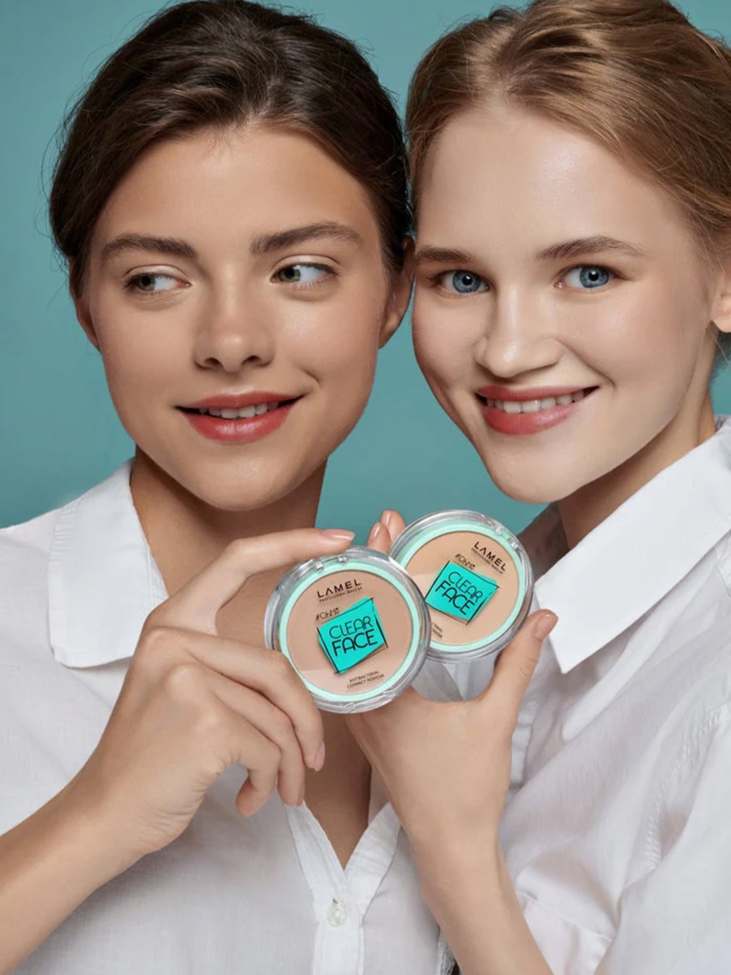 Lamel OhMy Clear Face Compact Powder 407 Warm Beige - 6 gm