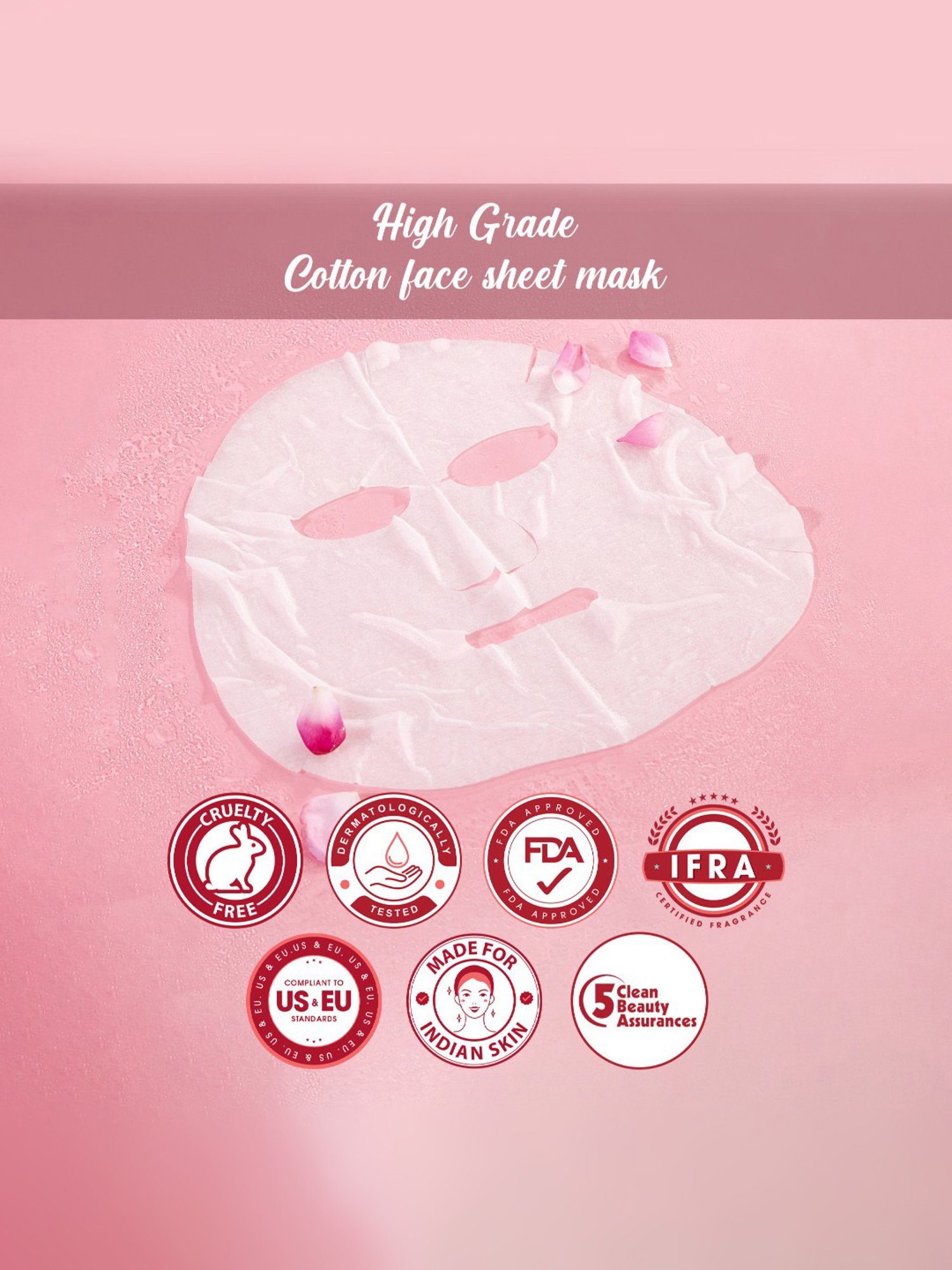 Buds & Berries Bulgarian Rose Skin Smoothing Face Sheet Mask