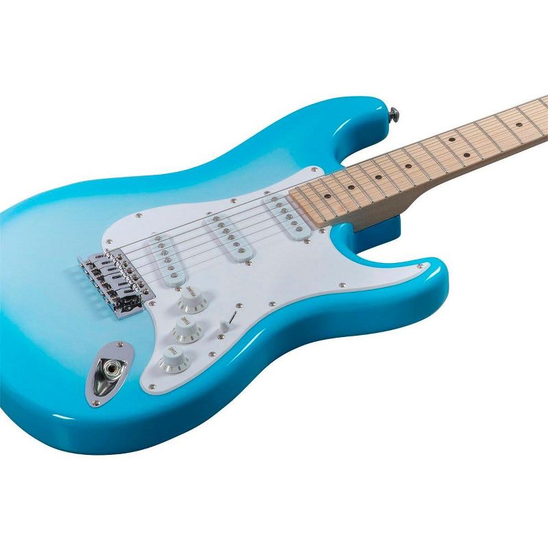 Monoprice Indio Cali Classic Electric Guitar - Blue Burst, With Gig Bag