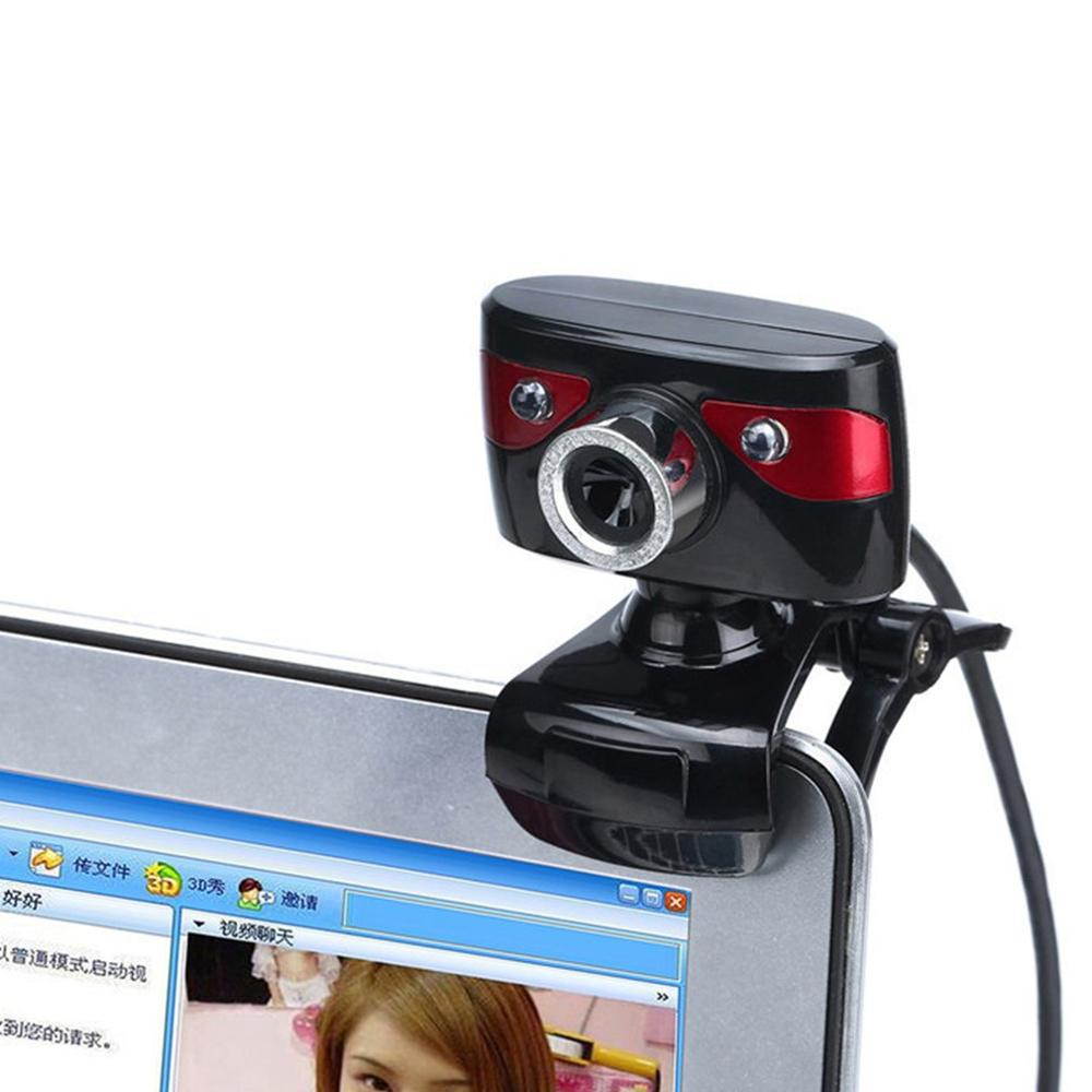 Lejiahong HD Free Drive Computer Network Video Camera Webcam Digital Video HD Web Camera Built-In Sound Absorption Microphone