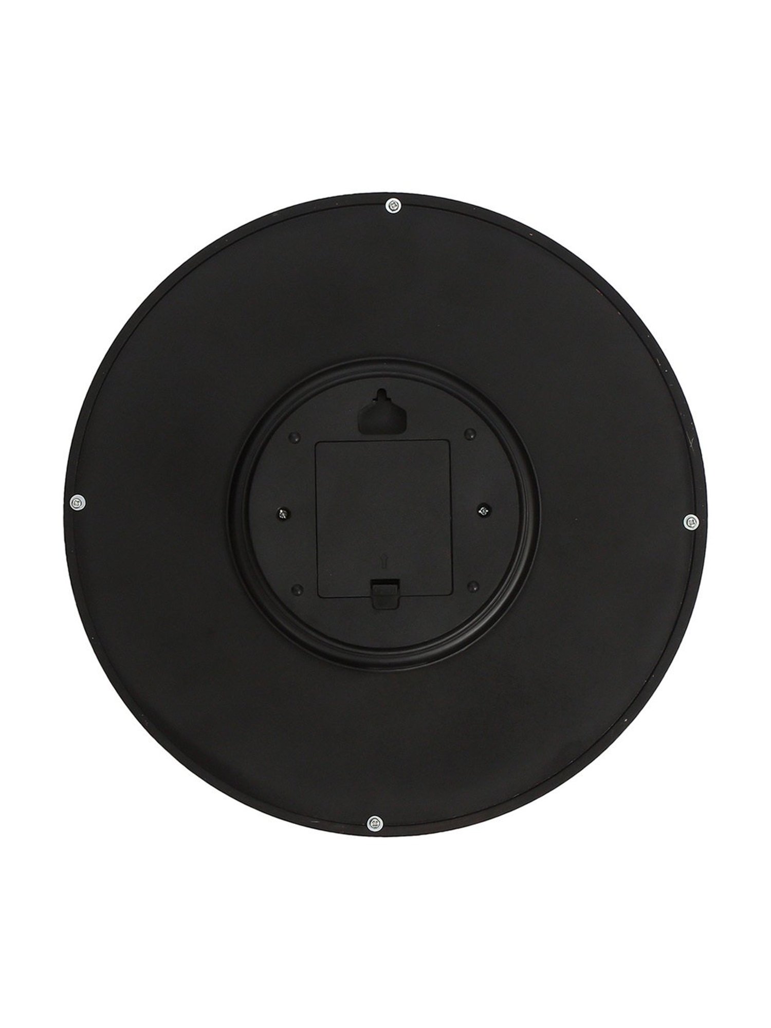 CHRONIKLE Classic Round Brown Wood Wall Clock