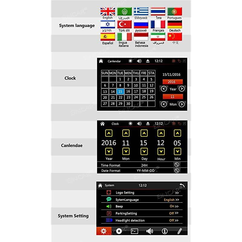 Double 2 Din Car Stereo GPS Navigation Capaicitve Touchscreen Car Radio in Dash Bluetooth Head Unit 6.2 inch Car DVD CD Player MP3 USB Map Card Remote Wireless Reverse Camera