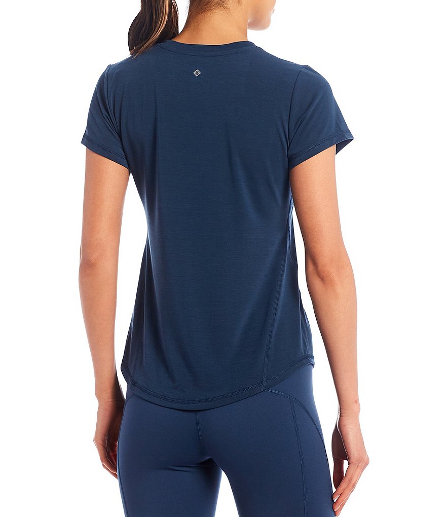 IBKUL Pricilla Print Long Sleeve Mock Neck Top