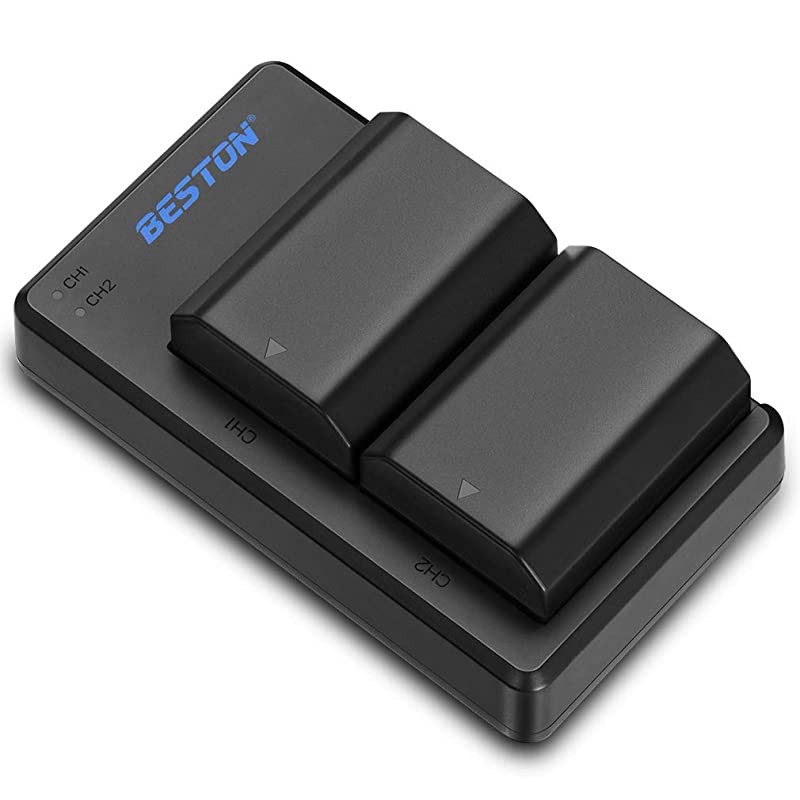 2Pack NPFZ100 Battery Packs and Rapid USB Charger Compatible with Firmware 20 Sony A7III A7RIII A9 Alpha A7 III A7R3 Digital Cameras