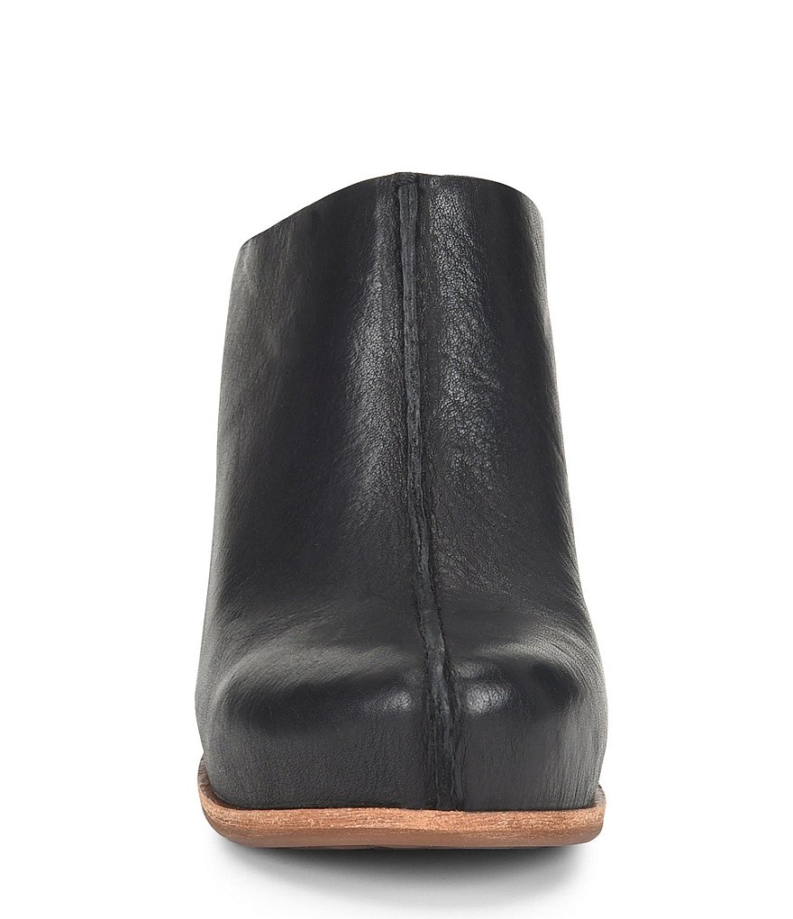 Kork-Ease Sagano Leather Block Heel Mules