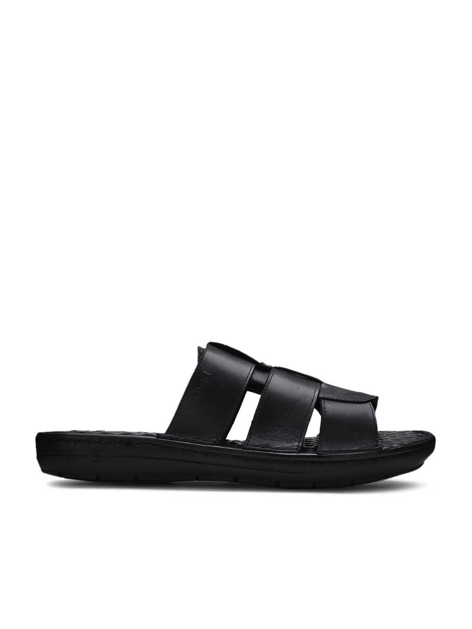 EZOK Men's Black Casual Sandals
