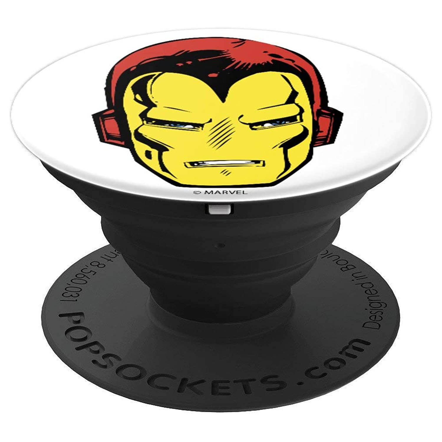 Marvel Iron Man Classic Big Face PopSockets Grip and Stand for Phones and Tablets