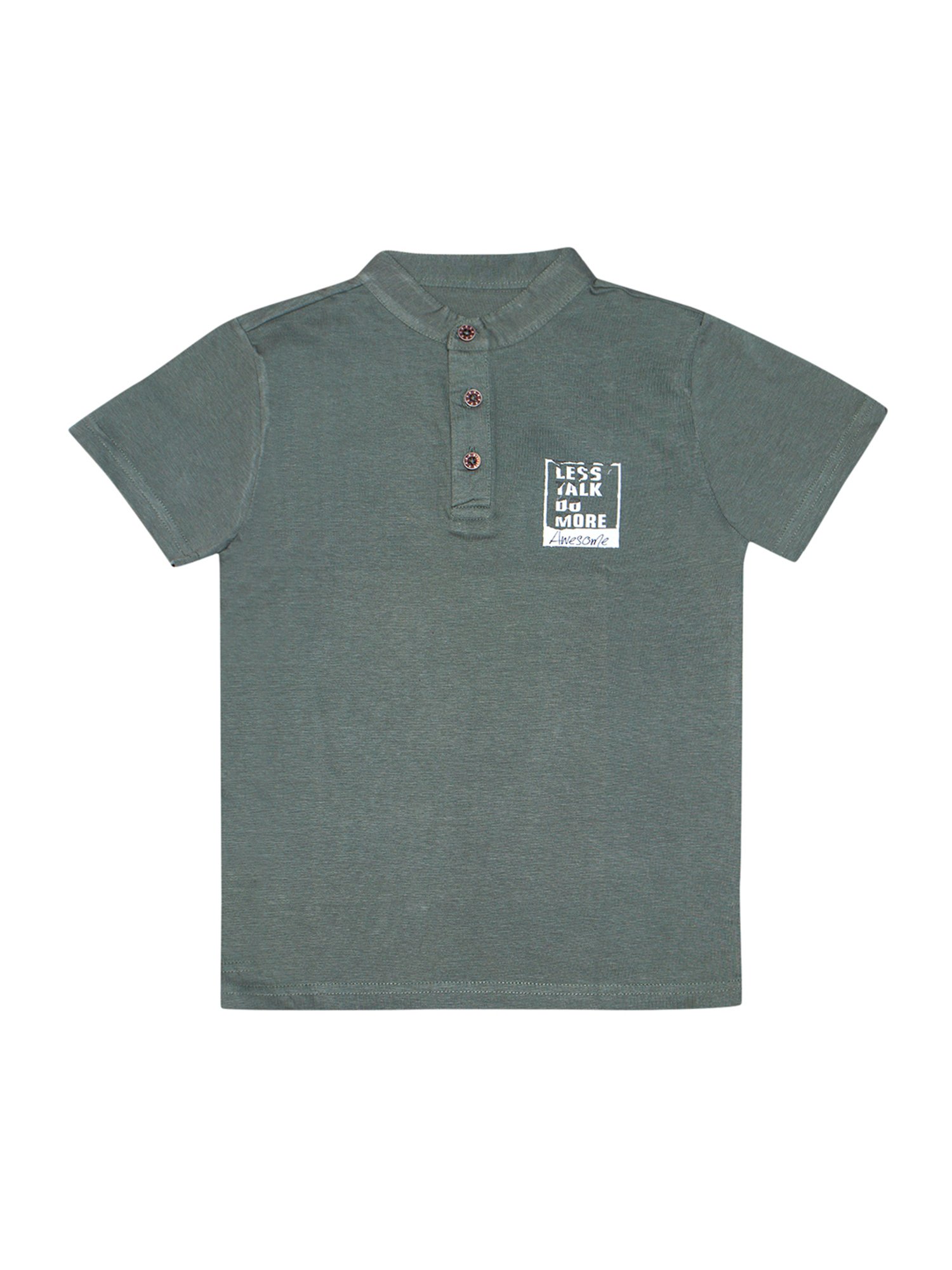 Dyca Kids Olive Textured T-Shirt