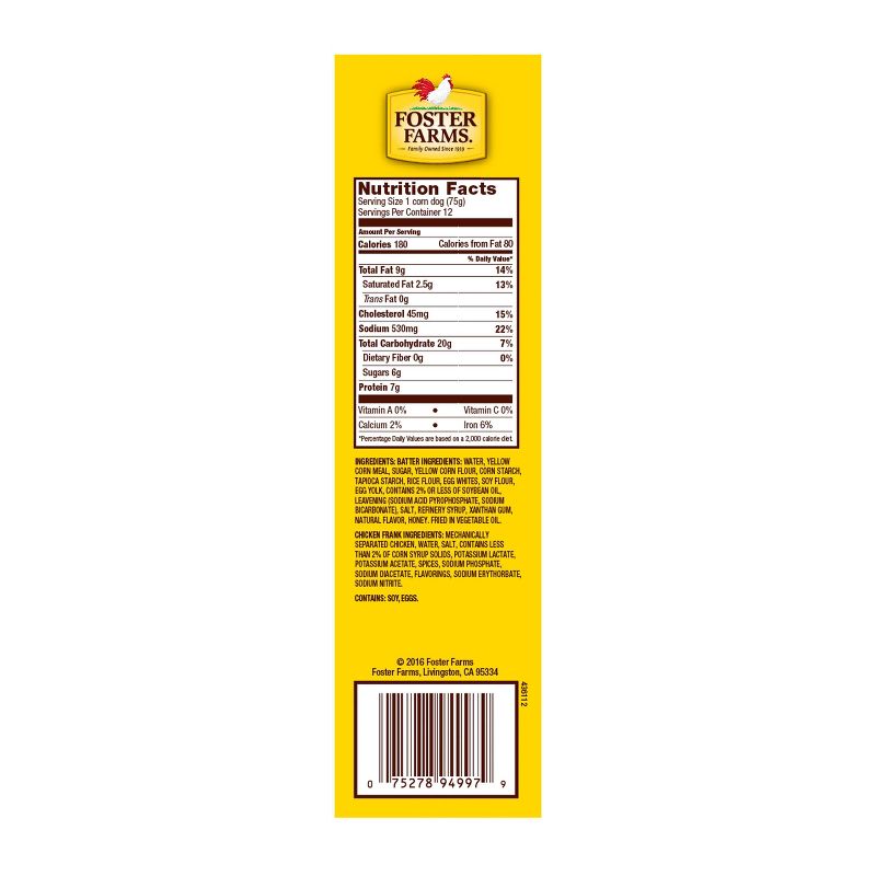 Foster Farms Gluten Free Corn Dogs - 32.04oz