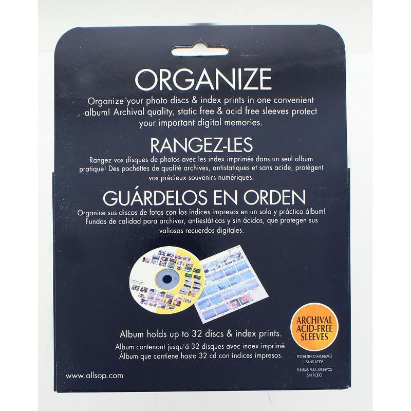 Allsop Inc. Allsop Photo Disc Storage Album | Holds Up To 32 Discs