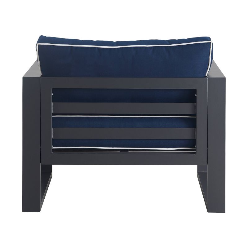 Monterey Outdoor Arm Chair - Gunmetal - Finch