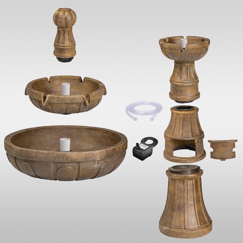 Napa Valley 45" Outdoor Water Fountain - Bond