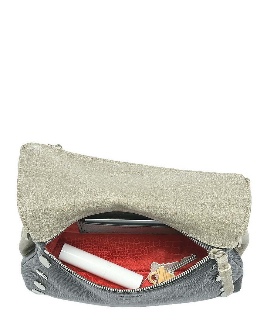 Hammitt Dillon Small 6-Way Flap Leather Crossbody Bag