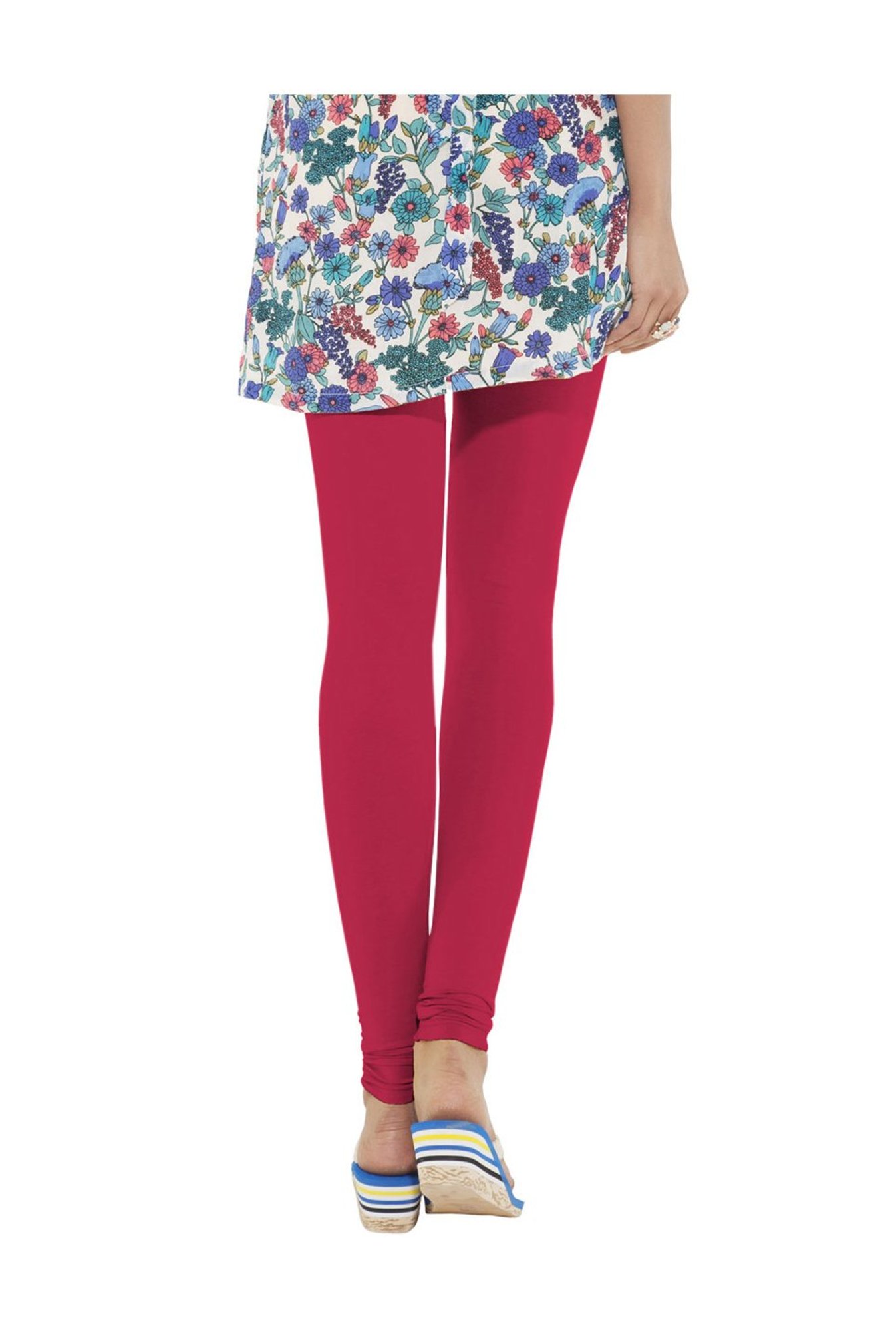 Go Colors Fuchsia Skinny Fit Churidar