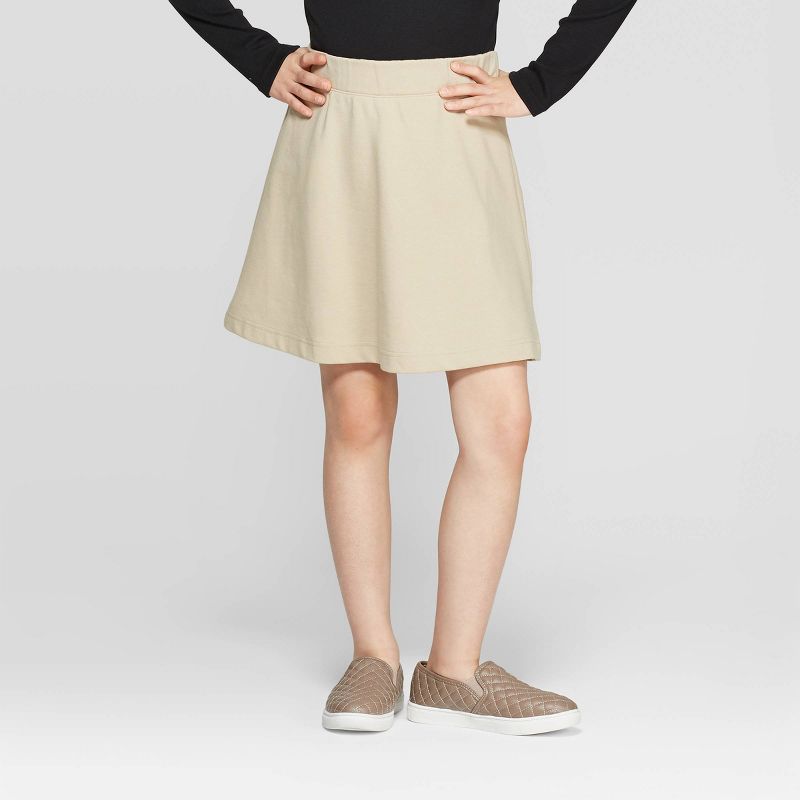 A Little Fable Kids Multicolor Solid Skirt