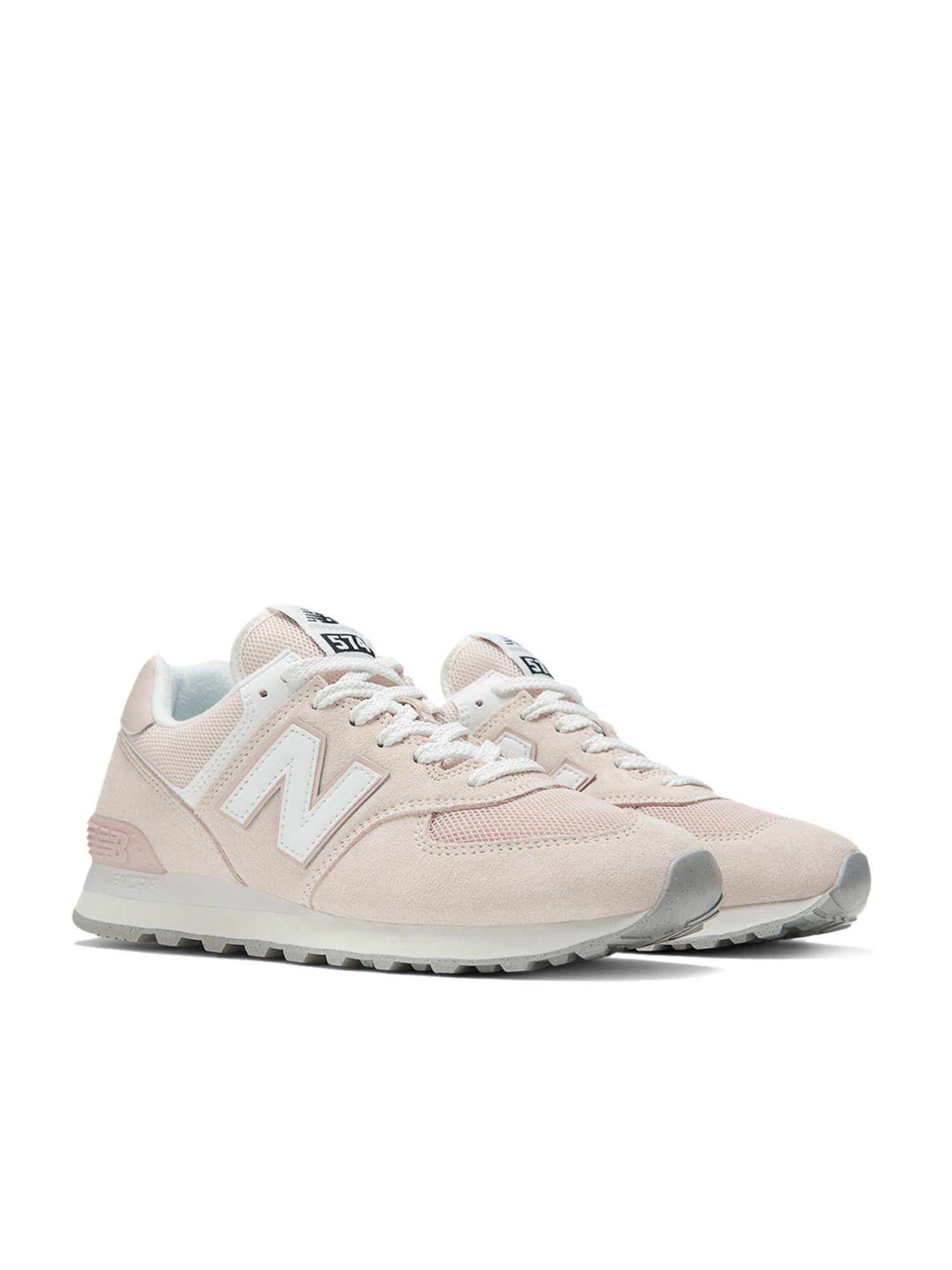 New Balance Men's 574 Pink Casual Sneakers