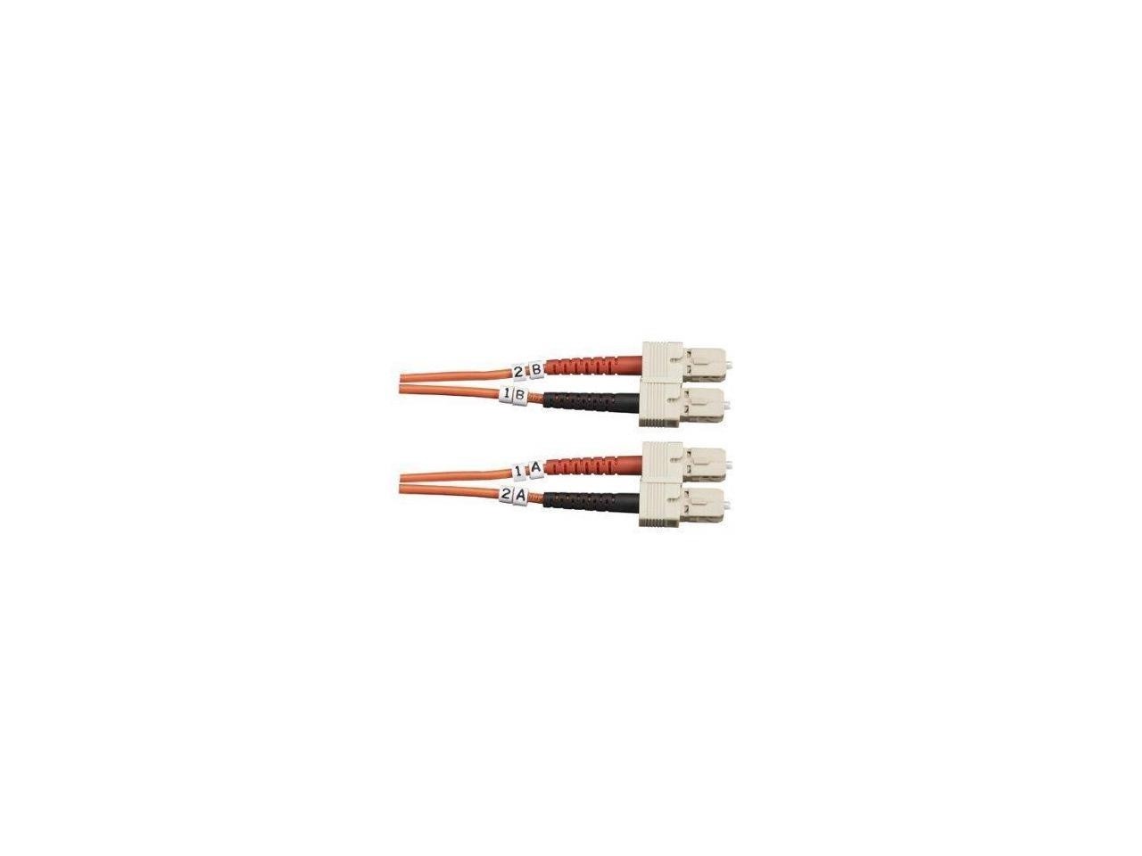 50-Micron Multimode Fiber Optic Value Patch Cable - 32.81 Ft Fiber Opt
