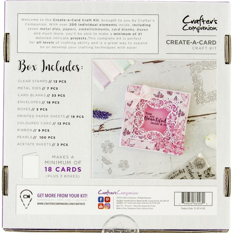 Crafter's Companion Craft Box Kit-Create-A-Card