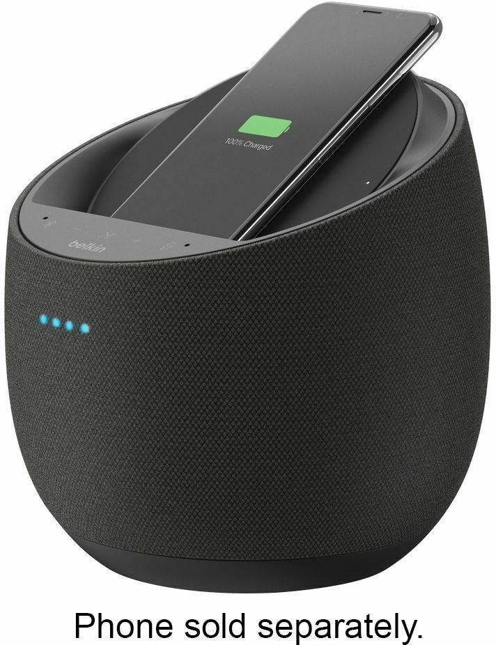 Belkin - Soundform Elite Smart Speaker With Alexa, Siri - Black