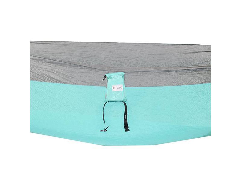 Coronado Double Quilted Hammock Red/Brown Stripe - Smart Living