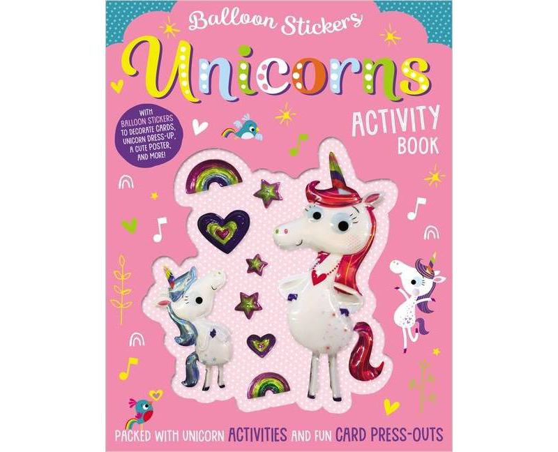 Unicorns - (Balloon Stickers) (Paperback) - by Stuart Lynch