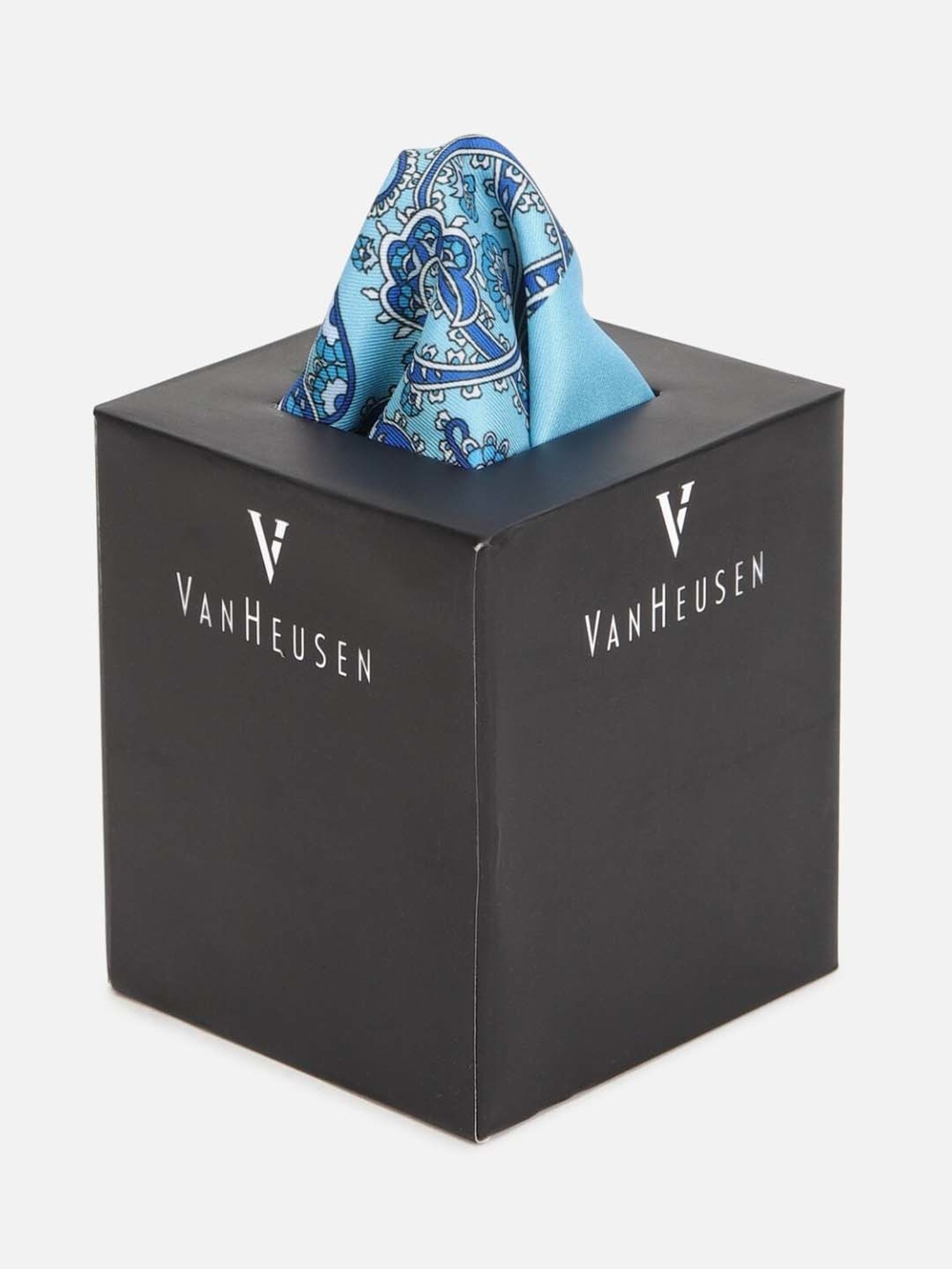 CHOKORE Brown and Yellow Plaid Pocket Square